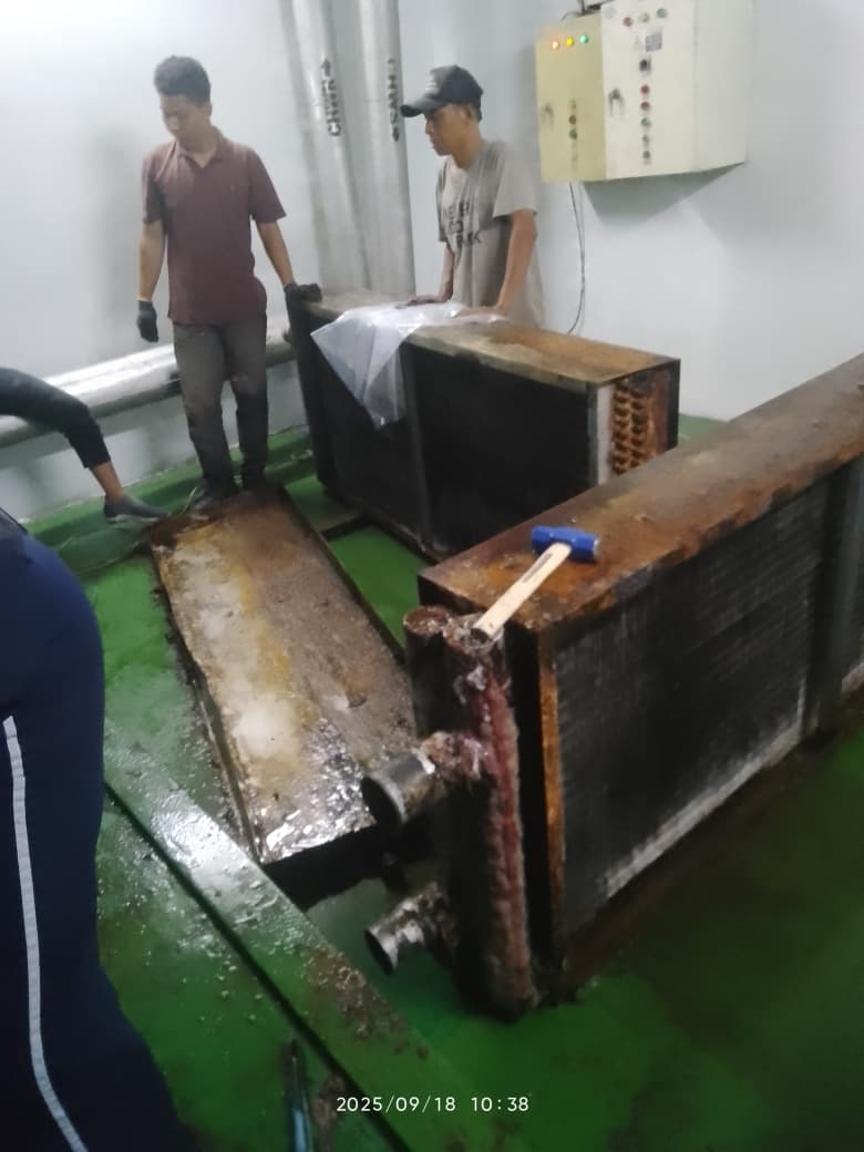 Penggantian Coil AHU - Medan